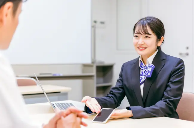 お客様に喜んでもらいながら自己成長できる仕事です